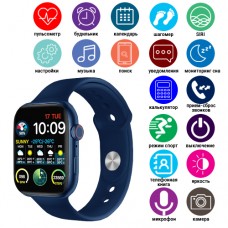 Apl Watch Series 6 M442, 44mm Aluminium, беспроводная зарядка, 2 ремешка, blue