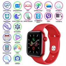 Smart Watch i12, Aluminium, Viber, голосовой вызов, red