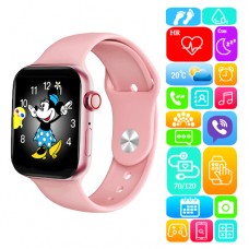 Smart Watch Series 6 M443, 44mm Aluminium, Viber, беспроводная зарядка, pink