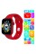 Smart Watch Series 6 M443, 44mm Aluminium, Viber, беспроводная зарядка, red