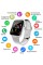 Smart Watch W4, HD full touch screen, IP67 white