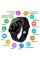 Smart Watch W4, HD full touch screen, IP67 black