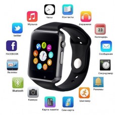Smart Watch A1, Sim cart + камера, black