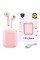 Беспроводные наушники V99-Touch с кейсом, pink