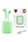 Беспроводные наушники V99-Touch с кейсом, green