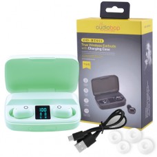 Беспроводные наушники OD-BT011 с кейсом, индикация заряда, green