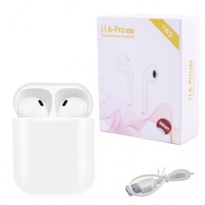 Беспроводные наушники I16 PRO 5.0 с кейсом, white