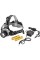 Фонарь налобный Police W002-XPE, ЗУ 220V/12V, 2x18650, датчик движения, zoom, Box