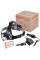 Фонарь налобный Police С864/C868-T6+2COB, ЗУ 220V/12V, 2x18650/3xAAA, zoom, Box