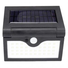 Настенный уличный светильник SH-090A-34SMD, 1x18650, PIR+CDS, солнечная батарея