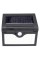 Настенный уличный светильник SH-090A-34SMD, 1x18650, PIR+CDS, солнечная батарея